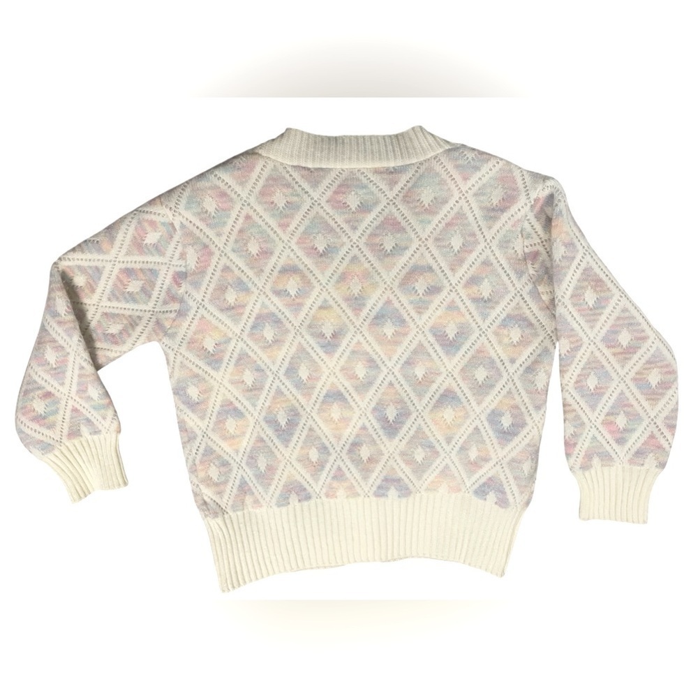 Awesomee handmade cardigan with glittery buttons. Small like new.​​​​​​​